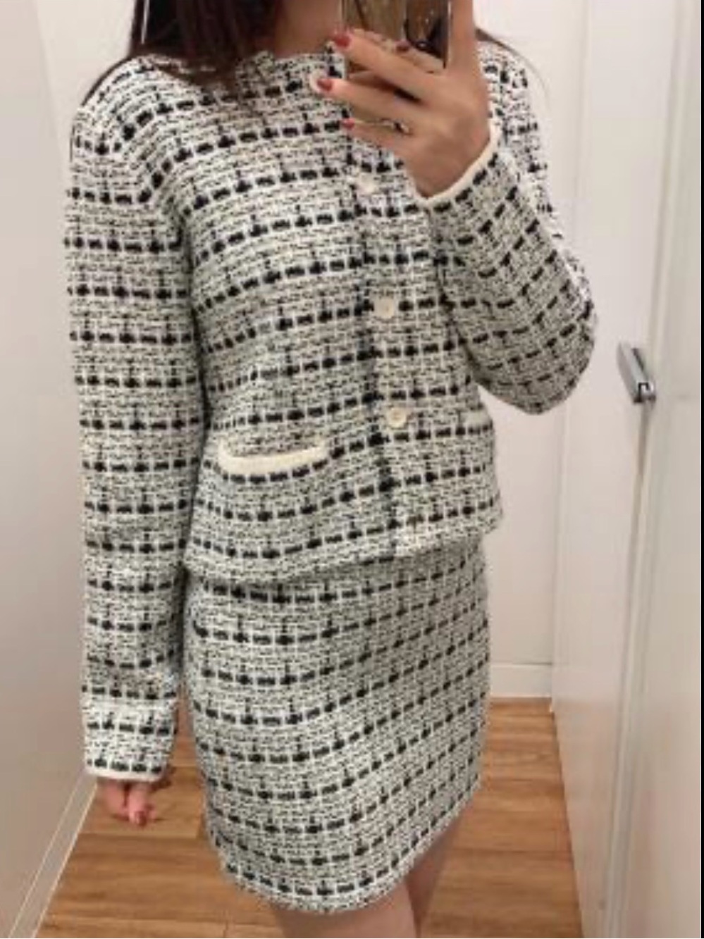 Uniqlo Chanel Style Knit Set